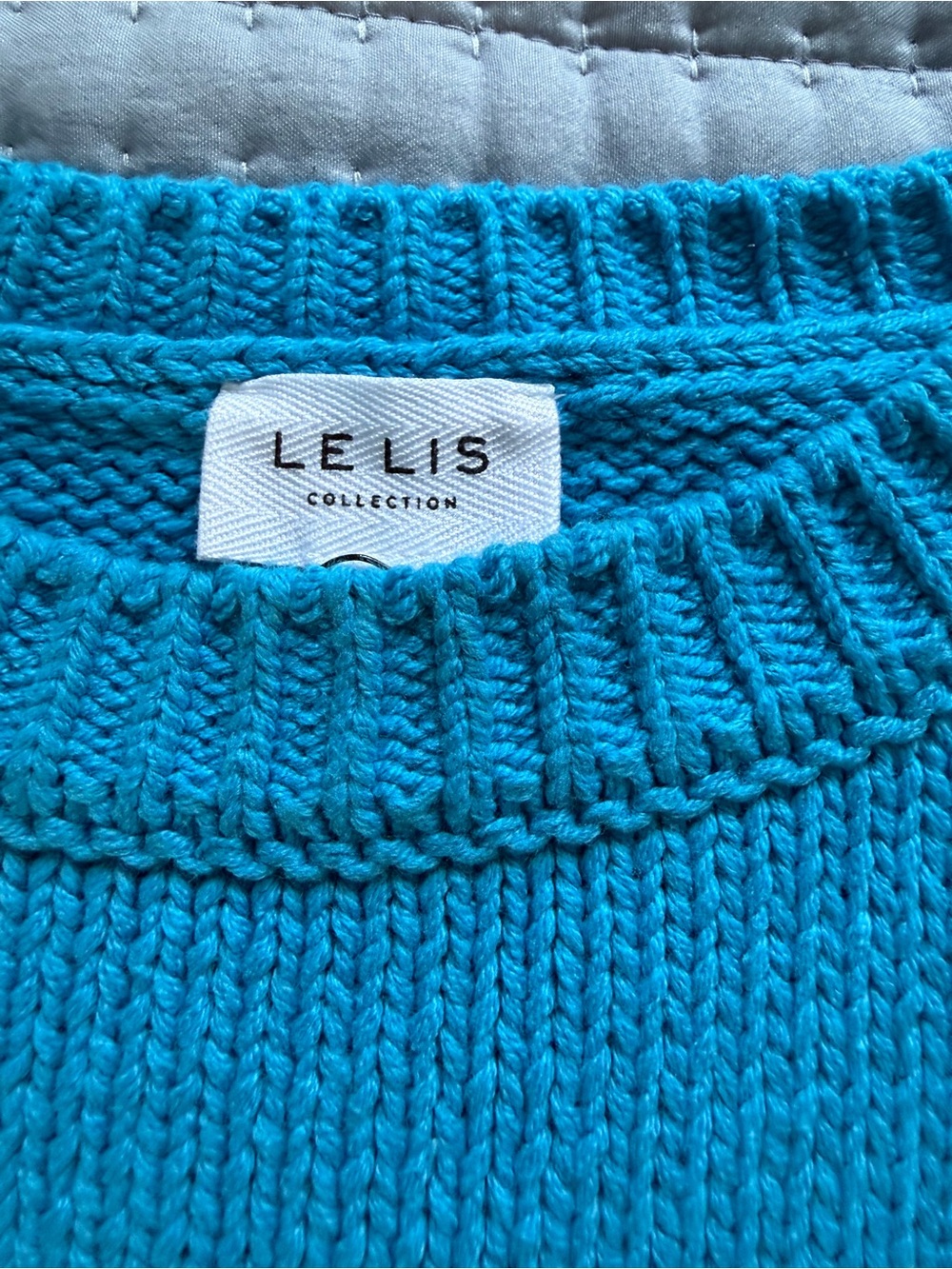 Women's Turquoise Knit Sweater